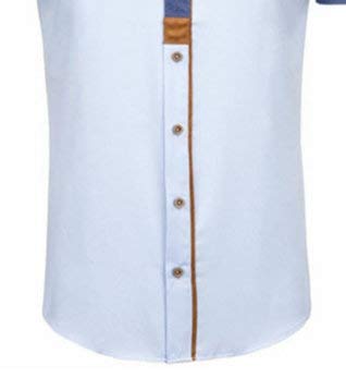 Camisas de los hombres de la moda del dril de algodón de manga corta formal camisas hombre casual ropa de verano