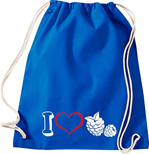 Camiseta stown Turn Bolsa Fruta I Love Color Morado, azul cobalto
