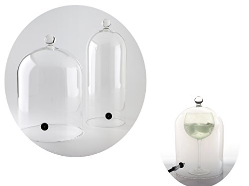 Campana cristal ahumar cm 18 x 25h