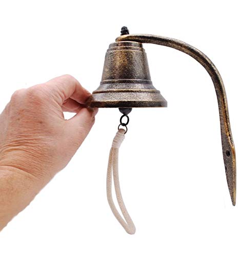 Campana mecánica Grande de Hierro Fundido