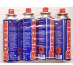 camping Cartuchos Gas BUTSIR B-250 28 Unidades 227 Gramos