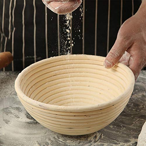 Canasta de panadería, Pan Banneton Bandeja de Prueba Bandeja de Prueba Masa de Masa de Masa Tazón de ratán Hecho a Mano