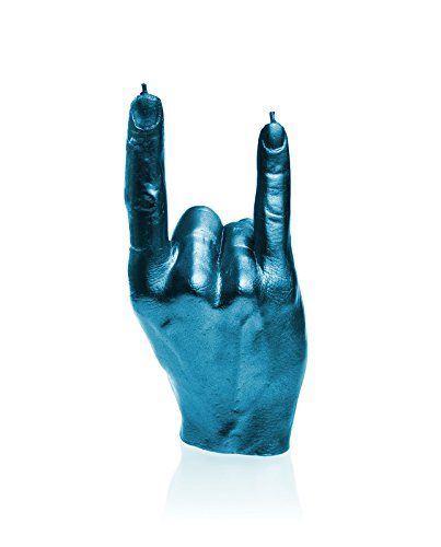 Candellana Candles Rock N' Roll Candellana- Rock N'roll Candle-Blue Metálico, Azul Metálico