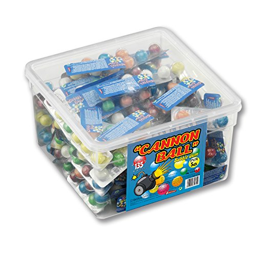 Cannonball - Chicle sabor tutti frutti - Bote de 135 unidades