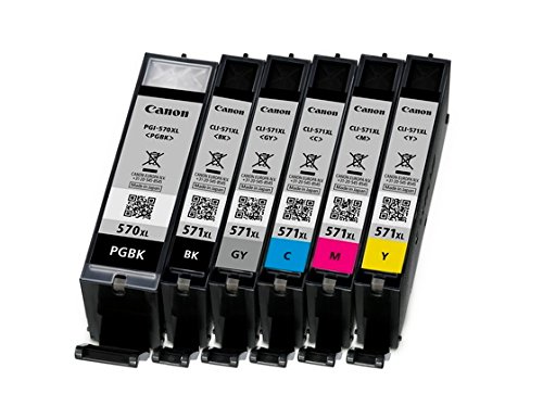 Canon CLI-571XL C Cartucho de tinta para Impresora de Inyeccion Pixma TS5050,5055,5053,5051,6050,6051,8050,8053,8052,8051,9055,9050-MG5750,5751,5752,5753,6850,6851,6852,6853,7750,7751,7752,7753