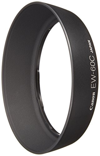Canon EW-60C - Parasol para objetivos Canon EF 18-55mm f/3.5-5.6, II, III, IV, V, negro