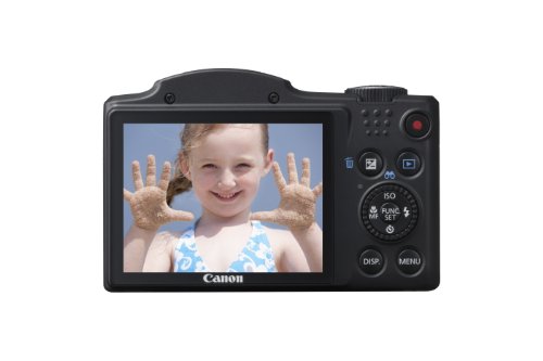 Canon Powershot SX500 IS - Cámara compacta de 16 MP (Pantalla de 3", Zoom óptico 30x, estabilizador de Imagen óptico, vídeo HD 720p) Color Negro