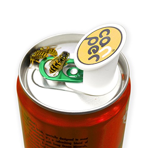Canper es un Nuevo tapón de latas Reutilizable para el Consumo higiénico de Bebidas enlatadas – Pajita Multiusos para latas de refresco (Words 4 Pack)