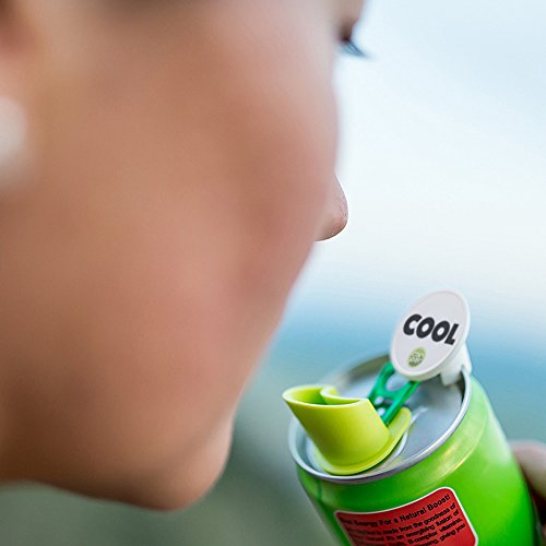Canper es un Nuevo tapón de latas Reutilizable para el Consumo higiénico de Bebidas enlatadas – Pajita Multiusos para latas de refresco (Words 4 Pack)