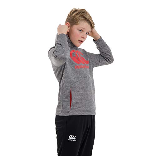 Canterbury Vapodri Training Sudadera con Capucha, Niños, Marl estático, 10