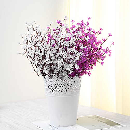 CAOLATOR Jarrón de Plástico Multifunción Planta Lace Flor Jarrón Titular de la Pluma para el Organizador de la Hogar Decoración