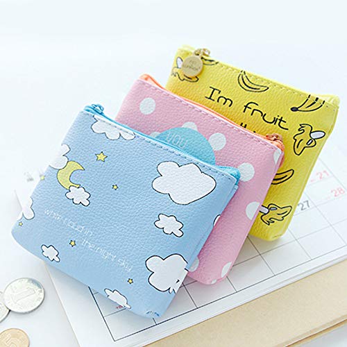 CAOLATOR. Multifuncional Lindo Imprimiendo Monedero con Llave Billetera/Bolsa Neceser Viaje/Bolso de Almacenamiento/Estuche de Maquillaje Bolsa del/Makeup Bolsa Organizador/Caja de Dulces-Color 9