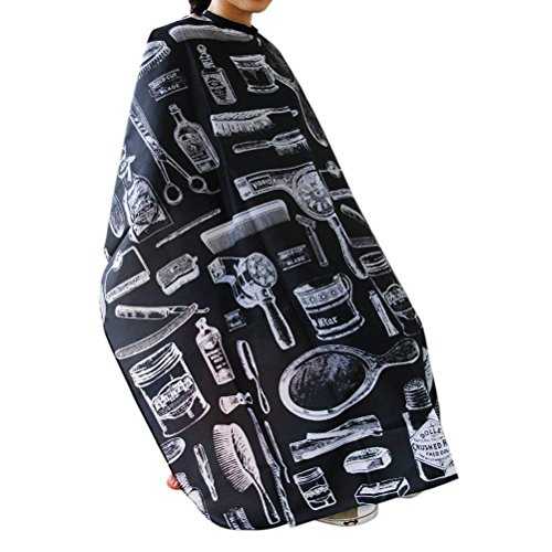 Capa de peluquería ndier, delantal de peluquería, Peluquería Cape, resistente al agua Impreso vestido para peluquería o Salones
