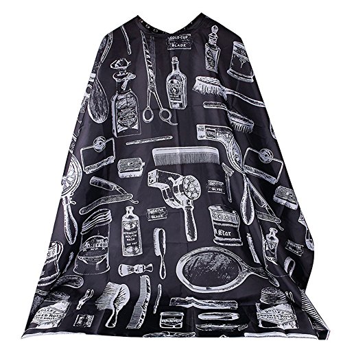 Capa de peluquería ndier, delantal de peluquería, Peluquería Cape, resistente al agua Impreso vestido para peluquería o Salones
