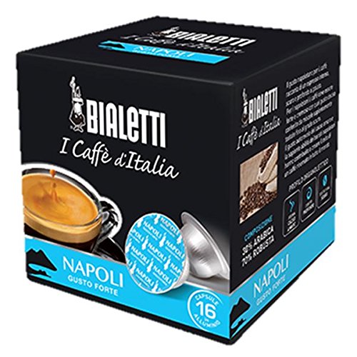 Cápsulas aluminio I Caffe 'd Italia Bialetti mokespresso Napoli originales