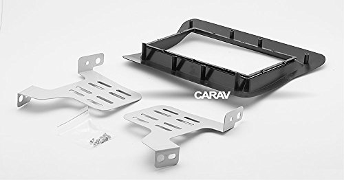 CARAV 11-705 2-DIN Marco de plástico para radio adaptador Dash rodeado Trim Kit de instalación