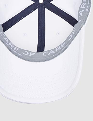 CARE OF by PUMA Gorra deportiva elástica, Blanco (White), Small / Medium, Label: Small / Medium