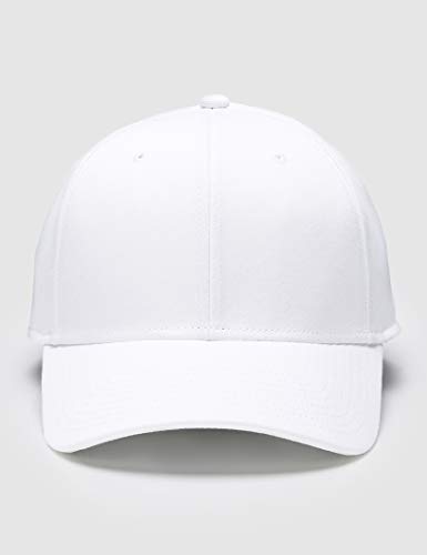 CARE OF by PUMA Gorra deportiva elástica, Blanco (White), Small / Medium, Label: Small / Medium