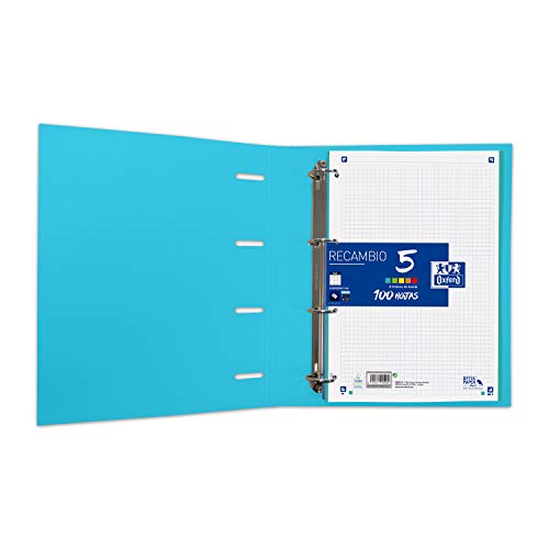 Carpeta con recambio Europeanbinder A4+ Oxford Touch color Azul Pastel