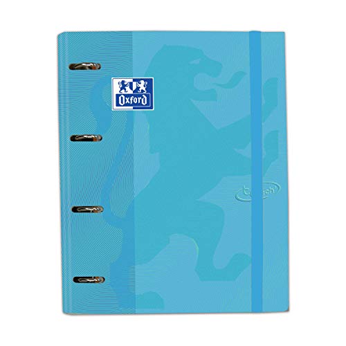 Carpeta con recambio Europeanbinder A4+ Oxford Touch color Azul Pastel