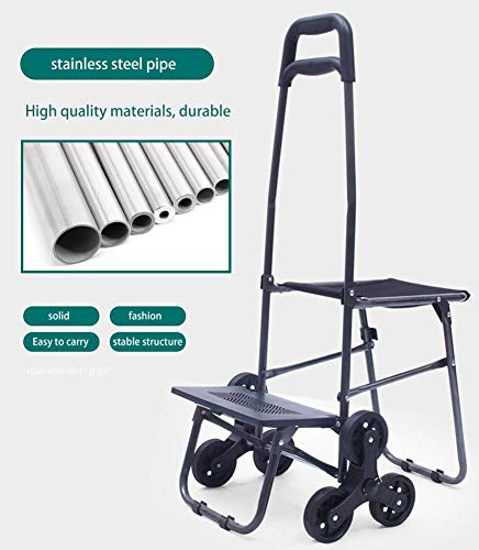 Carrito Plegable, Carro de la Compra con Ruedas Planas, Carrito de la Compra para Equipaje o Carrito de la Compra, con Logotipo Personalizado al por Mayor, Carrito para el hogar