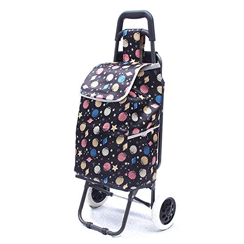 Carrito Plegable, Carro de la Compra con Ruedas Planas, Carrito de la Compra para Equipaje o Carrito de la Compra, con Logotipo Personalizado al por Mayor, Carrito para el hogar