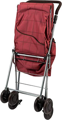 Carro de la Compra Plegable De Lujo 'Mayfair' de Sholley, Carrito de la Compra Fuerte y Estable, 4 Ruedas 6 Ruedas, Asa Ajustable Altura y Ângulo, Hombres, Mujeres, Unisex