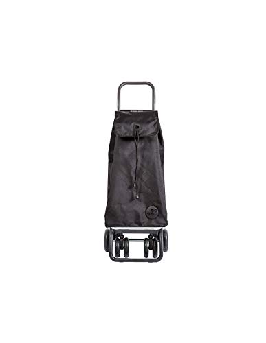 Carro Rolser I-Max MF 4 Ruedas 2 Giratorias Plegable - Negro