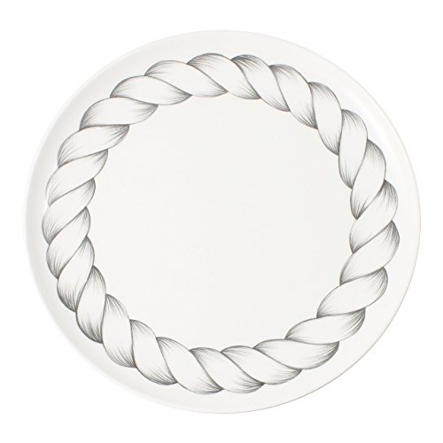 'cartaffini – Plato llano "Cima De Melamina, diámetro 24 cm – Juego 6 Piezas – Color: Blanco Marfil