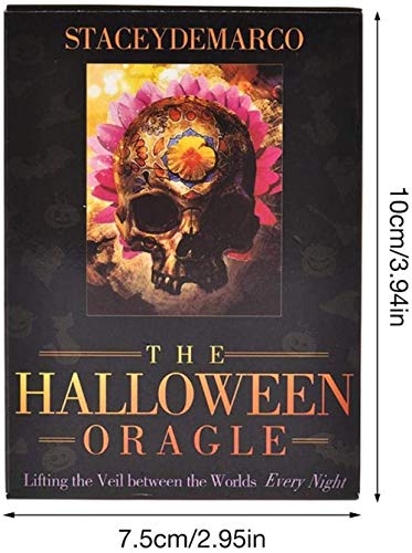 Cartas Tarot 36 The Halloween Oracle Tarot Cards Guidance Adivination Fate Pdf InstruccióN para Tarot Deck Juegos De Mesa Tarjetas De Fiesta Familiar