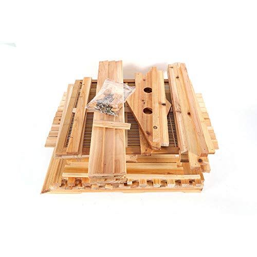 Casa de abeja de madera – bastón de abejas resistente a la humedad House Deluxe Coleccione para apicultura para marco de abejas