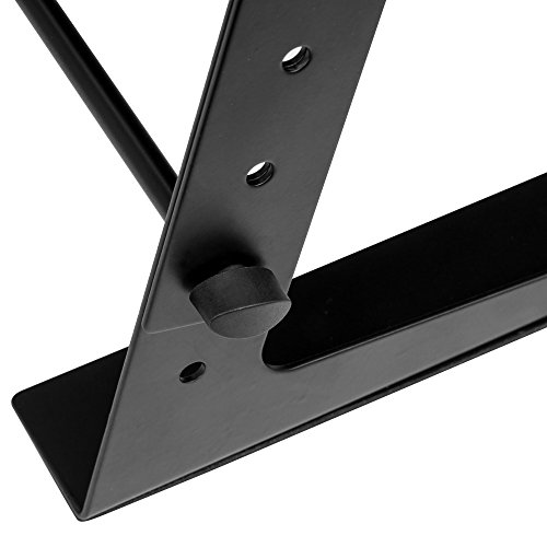 CASCHA Soporte para Ordenador portátil , Ajustable en 5 direcciones, Equipo para DJ, de 10 a 17 Pulgadas, Negro