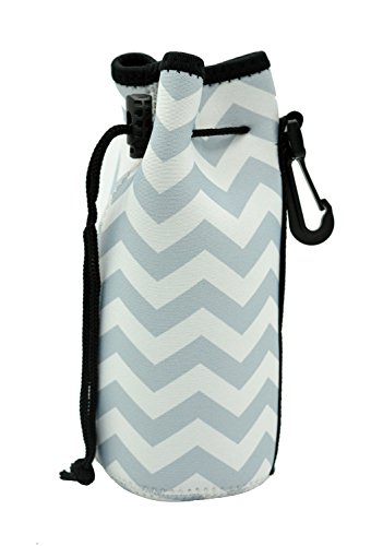 Case Wonder Portátil Botella de Bebida Aislados de Neopreno Agua Soporte para la Correa Enfriador Portador Cubierta de Manga Asas Bolsa del Bolso para Kid Niños Mujeres Hombres Biker Viaje Ciclismo Escalada Deportes, diamante