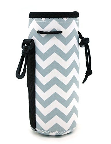 Case Wonder Portátil Botella de Bebida Aislados de Neopreno Agua Soporte para la Correa Enfriador Portador Cubierta de Manga Asas Bolsa del Bolso para Kid Niños Mujeres Hombres Biker Viaje Ciclismo Escalada Deportes, diamante