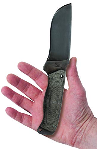 CASE XX Winkler Black Canvas Micarta 1/200 Utility Recurve 80CRV2 Carbon Steel Knife Cuchillo