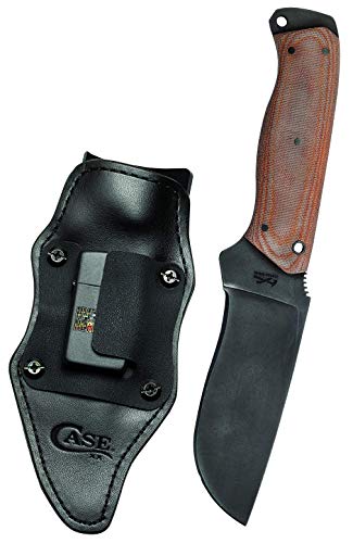 CASE XX Winkler Recurve No.6 Brown Laminate 1/200 Fixed Blade Hunter Carbon Knife Cuchillo