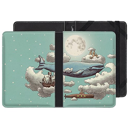 caseable - Funda para Kindle y Kindle Paperwhite, diseño "Ocean Meets Sky"