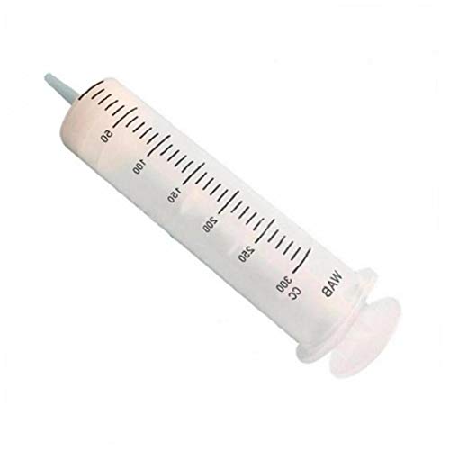 Case&Cover Jeringa Reutilizable 300ml Grande Conjunto De Jeringa para Experimentos, Uso Industrial Nutrición Hidroponía