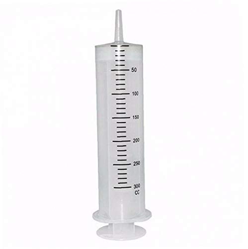 Case&Cover Jeringa Reutilizable 300ml Grande Conjunto De Jeringa para Experimentos, Uso Industrial Nutrición Hidroponía