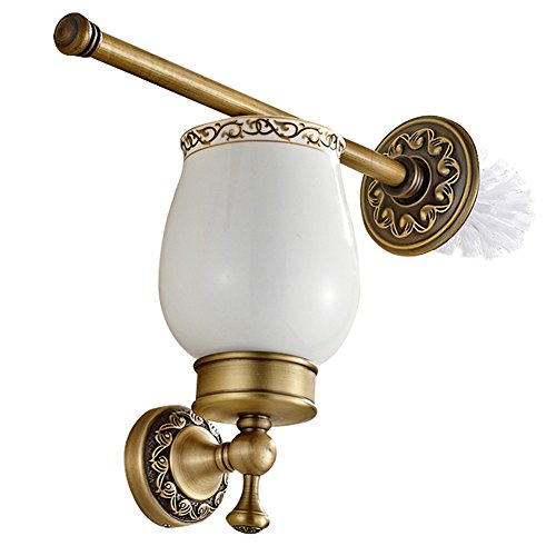Casewind - Toallero de color bronce hecho de latón de calidad, estilo antiguo con motivos de olas ideal para cuarto de baño, aseo o cocina, de 62,48 cm