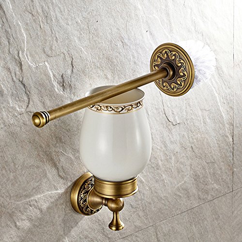 Casewind - Toallero de color bronce hecho de latón de calidad, estilo antiguo con motivos de olas ideal para cuarto de baño, aseo o cocina, de 62,48 cm