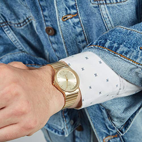 Casio Reloj Analógico para Unisex Adultos de Cuarzo con Correa en Acero Inoxidable MQ-24G-9EEF