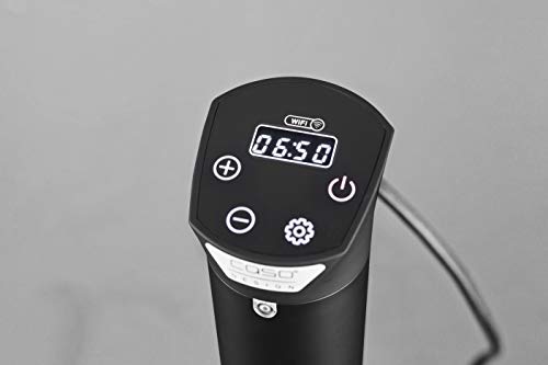CASO SV 1200 Smart - Sous Vide Garer, calentamiento rápido gracias a sus potentes 1200 W, totalmente impermeable, Sous Vide Stick controlable con la aplicación CASO Control 3D – Circulación