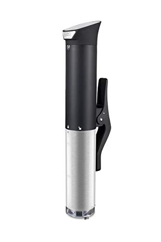 CASO SV 1200 Smart - Sous Vide Garer, calentamiento rápido gracias a sus potentes 1200 W, totalmente impermeable, Sous Vide Stick controlable con la aplicación CASO Control 3D – Circulación