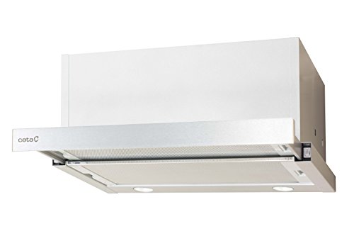 Cata | Campana de extracción telescópica | Modelo: TF 6600 DURALUM | 2 niveles de extracción | Panel de Control Mecánico | Acabado en inox | Clase de eficiencia energética: C