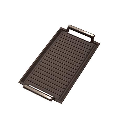 Cata parrilla barbacoa - parrilla para inducción, hierro fundido, gran resistencia y durabilidad, facil de limpiar
