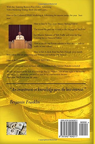 Catering Business   Free Online Advertising  Video Marketing Strategy  Book: Catering ServiceWebsite Traffic Secrets to Making Massive Money Now!