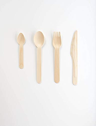 Caterpack Enviro - Tenedores de madera (100 unidades)