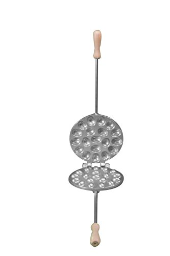 CBE Gofrera para gofres con Forma de Nuez para Utilizar en la lumbre (Fabricado en Italia)