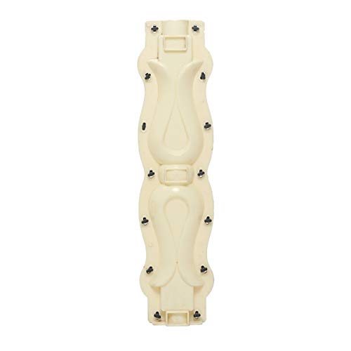 CCChaRLes 2Pcs / Set 78X20Cm Balcón Cercas Balaustres Molde Barandillas Barandillas Molde Para Hormigón Yeso Cemento Fundición De Plástico
